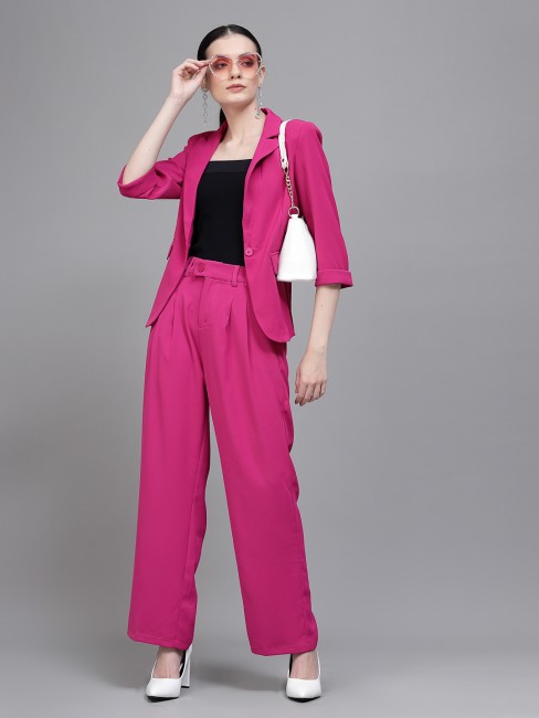 Buy Light Pink Pantsuit for Women, Pink Formal Pantsuit for Office,  Business Suit Womens, Light Pink Blazer Trouser Suit for Women Online in  India 