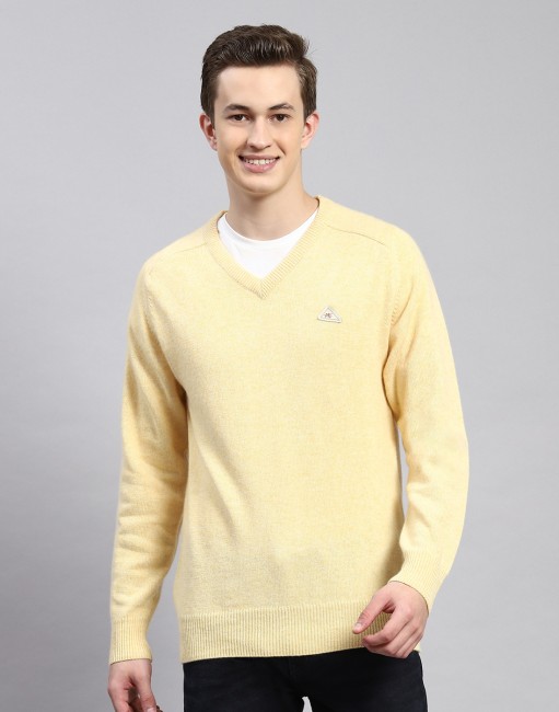 Yellow and grey on sale sweater