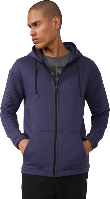 Reebok Men's Hoodie - Navy - M