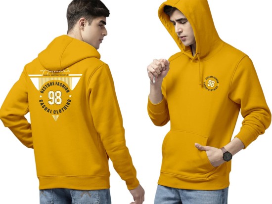 Mustard Yellow Sweatshirt for Men online in India – Wolfattire