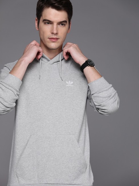 Adidas original grey on sale hoodie