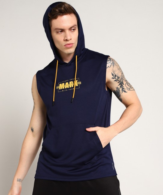 Buy Athletic Training Sleeveless Hoodie- Black for Men Online @Best Price  in India: New Theory – New Theory