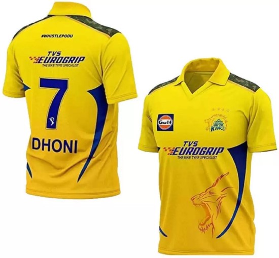 Csk jersey best sale back side