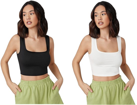 Sleeveless Crop Tops - Buy Sleeveless Crop Tops online at Best