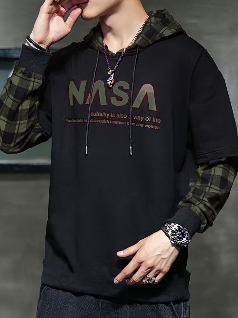 NY Marked Black SweatShirt For Men