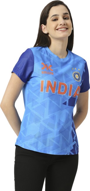 Buy Plain Indian Cricket Team Jersey Sportswear Shirt 2022-23