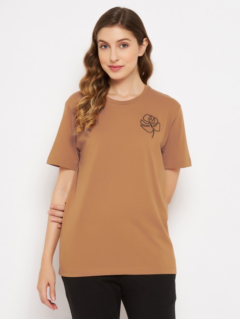 Clovia Cotton Black Womens T Shirts - Get Best Price from Manufacturers &  Suppliers in India