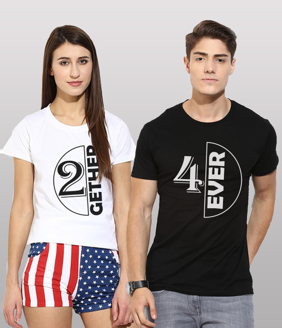 Couple T Shirts Upto 50 to 80 OFF on Couple T Shirts Online