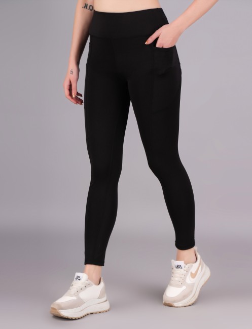 Elite Multicoloured Lycra Gym Tights For Women Pack Of 2 at Rs 536