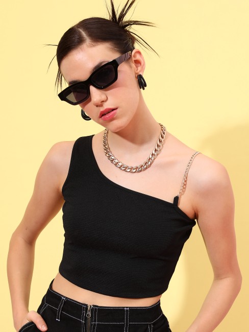 Sleeveless Crop Tops - Buy Sleeveless Crop Tops online at Best Prices in  India