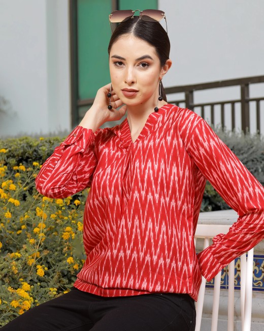 Crepe Womens Tops - Buy Crepe Womens Tops Online at Best Prices In India