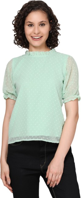 Chiffon Tops (शिफॉन टॉप्स) - Buy Chiffon Tops for Women Online at Best  Prices In India