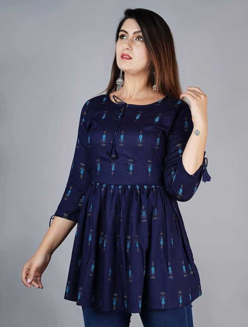 Buy Long Kurti With Jeans Online In India At Best Price Offers  Tata CLiQ