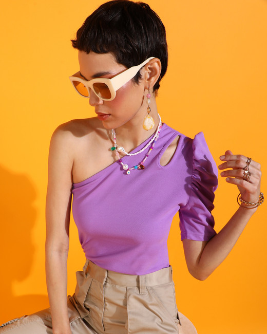 One Shoulder Tops Buy One Shoulder Tops online at Best Prices in India Flipkart