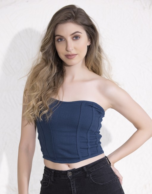 Sleeveless Crop Tops - Buy Sleeveless Crop Tops online at Best