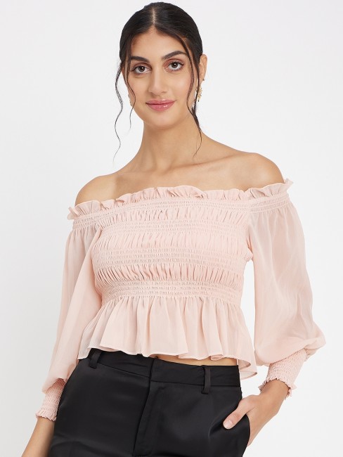 Long Sleeve Crop Tops - Buy Long Sleeve Crop Tops online at Best Prices in  India