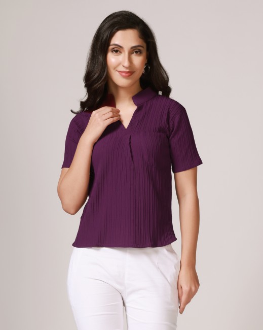 Short Sleeve Womens Tops - Buy Short Sleeve Womens Tops Online at Best  Prices In India