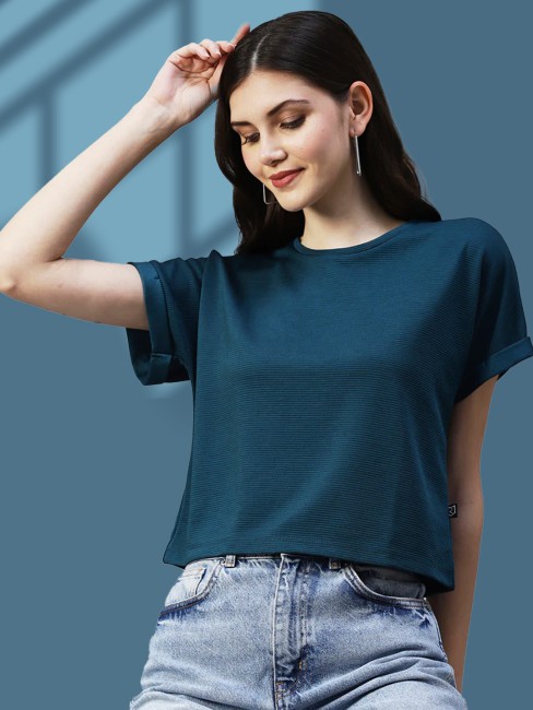 Buy Blue Tops for Women by DISRUPT Online