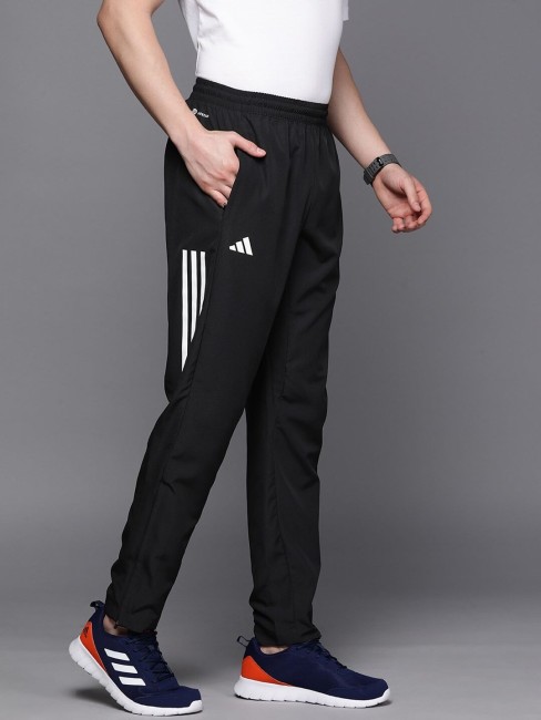 Adidas Mens Regular Tapered Fit Cotton Track Pant