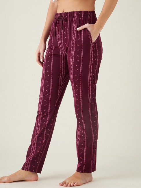 Van Heusen Pajamas  Buy Van Heusen Women Functional Pocket  Smocked  Waistband Lounge Pyjamas  Blue OnlineNykaa Fashion