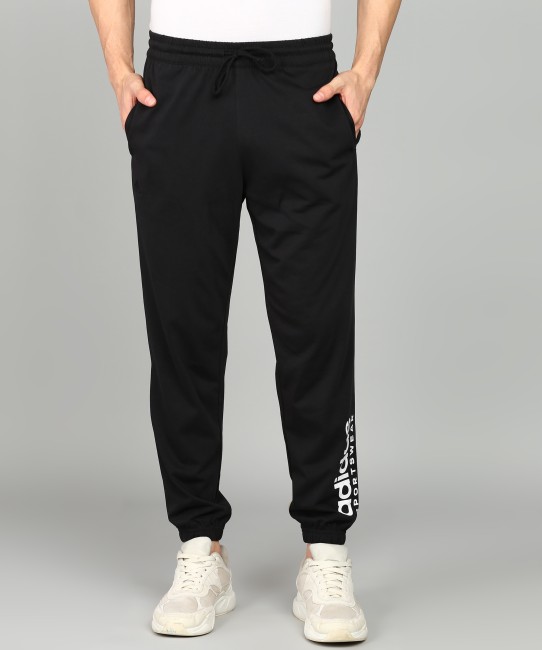 ADDIZ Men's Sports Regular Fit Lycra Track Pant with Two Side Pockets Black  : : Clothing & Accessories