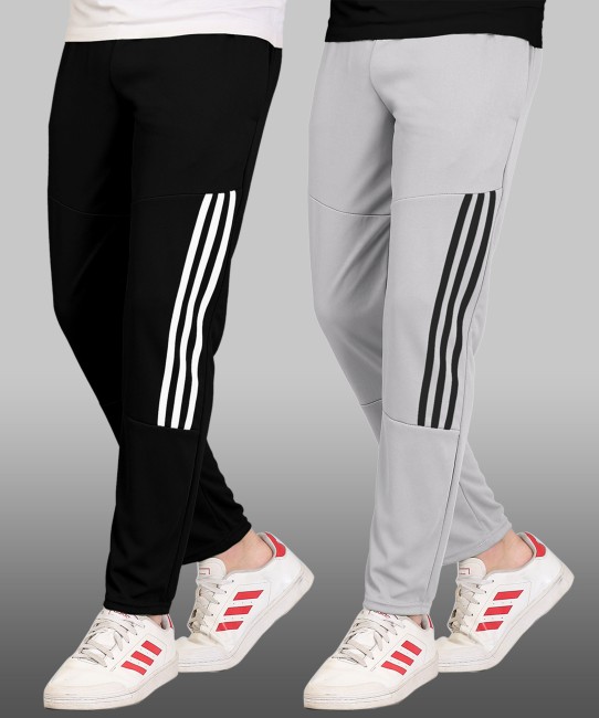Cotton Track Pants/Lowers for Men's  Sport Wear (Pack of 2) (M, Black) :  : Clothing & Accessories