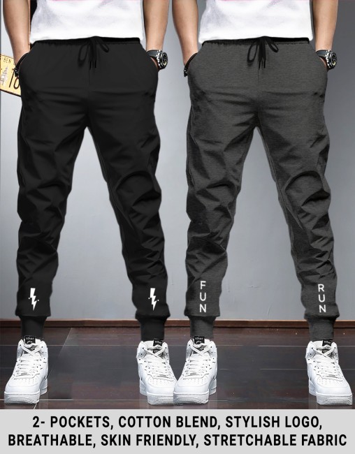 Jogging Pants Men Running Pants With Zipper Sports Fitness Tights Gym  Jogger Bodybuilding Sweatpants Sport Male Trousers