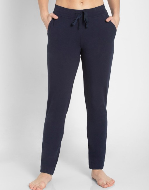 Buy Jockey Style 1301 Women's Super Combed Cotton Elastane Stretch Slim Fit  Trackpants With Side Pockets - Beetle Online at Best Prices in India -  JioMart.