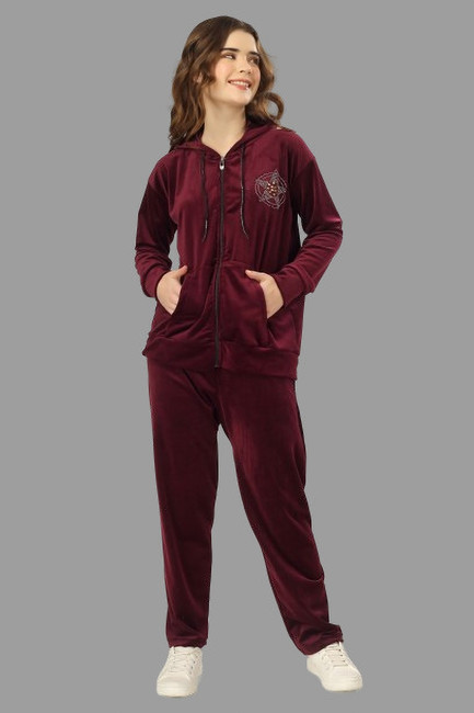 Womens tracksuits velvet online