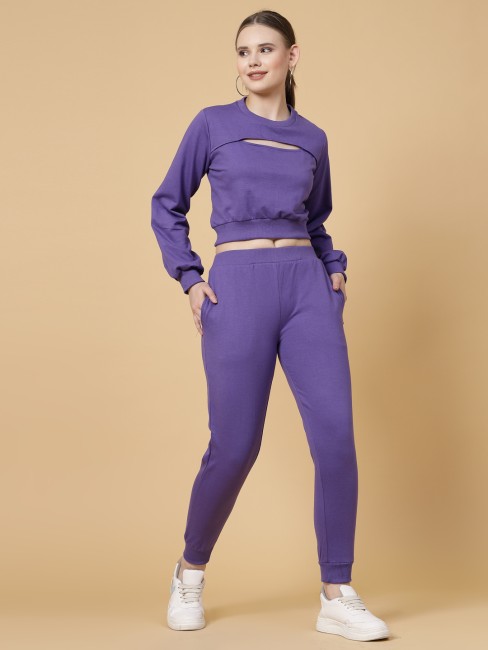 Cotton Plain Women's Sportswear Tracksuit at Rs 420/piece in Coimbatore