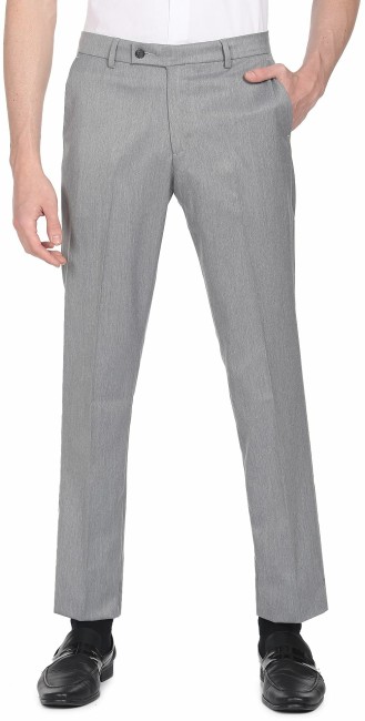 Buy Arrow Sports Regular Fit Pleated Front Trousers Online at Low Prices in  India  Paytmmallcom