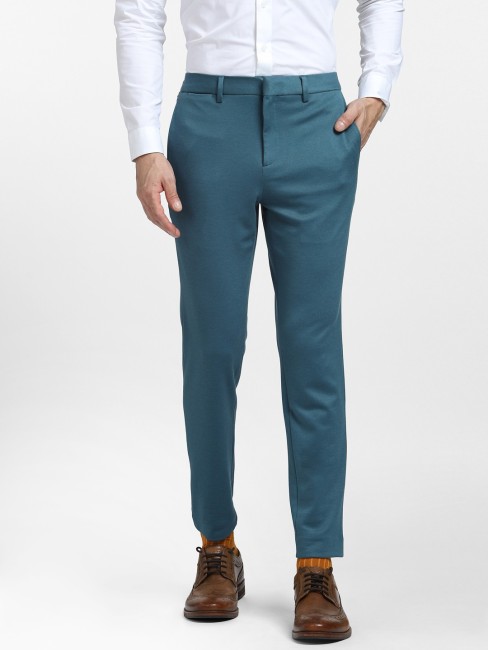 Buy Premium by Jack  Jones Black Woollen Smart Casual Trousers online   Looksgudin