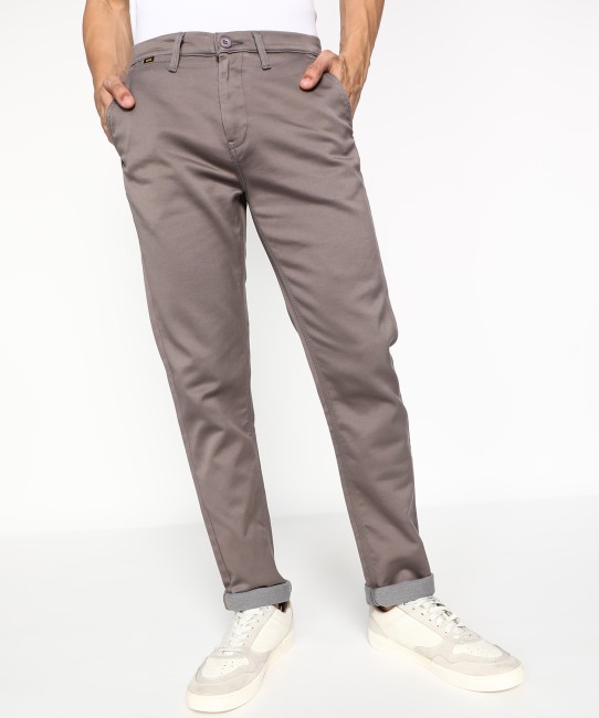 Buy Spykar Men Brown Solid Slim fit Regular trousers Online at Low Prices  in India  Paytmmallcom