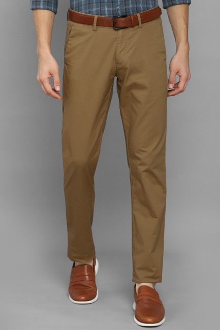 SREY Police Khaki  Police Khaki Combo Slim Fit Formal Trouser For Men