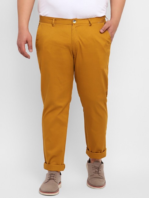 Mustard Men Trousers - Buy Mustard Men Trousers online in India