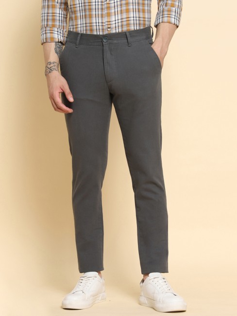 Organic Cotton Slim Fit Pants in Black | Hallensteins NZ