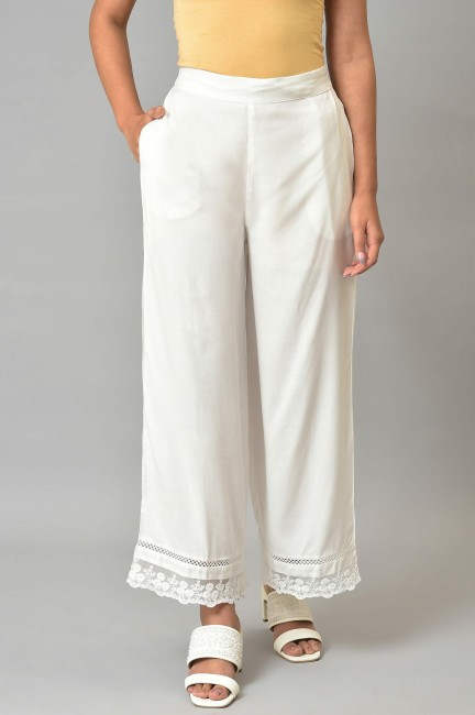 W palazzo hot sale pants