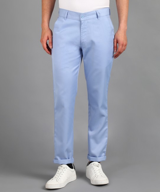 SAANJ FASHION Regular Fit Men Light Blue Trousers  Buy SAANJ FASHION  Regular Fit Men Light Blue Trousers Online at Best Prices in India   Flipkartcom