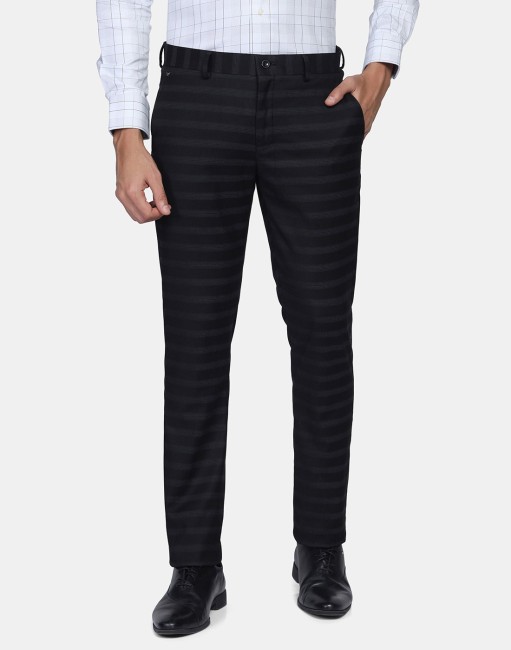 Men's Stripe Dress Pants Casual Slim Fit Stretch Tapered Trousers Fashion  Business Skinny Drawstring Pencil Pants Fashion Hippie Regular Fit Fall  Winter Outdoor Casual Long Pants 