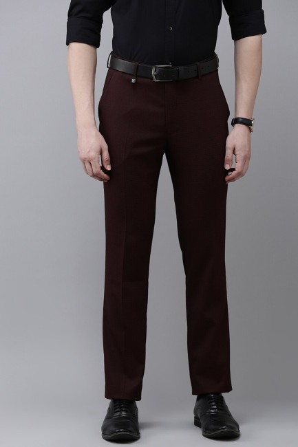 VAN HEUSEN Slim Fit Men Dark Blue Trousers  Buy VAN HEUSEN Slim Fit Men  Dark Blue Trousers Online at Best Prices in India  Flipkartcom