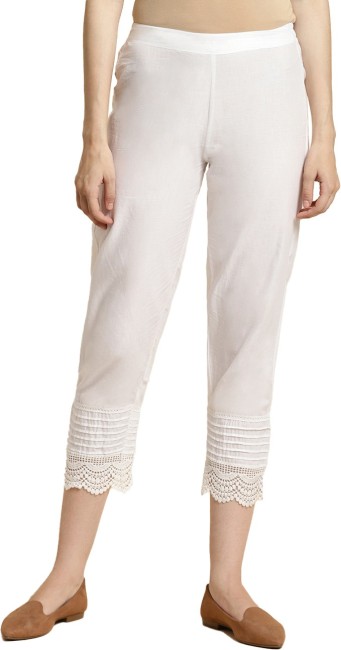 PACK OF 2 LACE BOTTOM PEARL CIGARETTE PANTS – Collective Brands