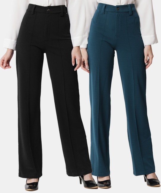 High Rise Womens Trousers - Buy High Rise Womens Trousers Online