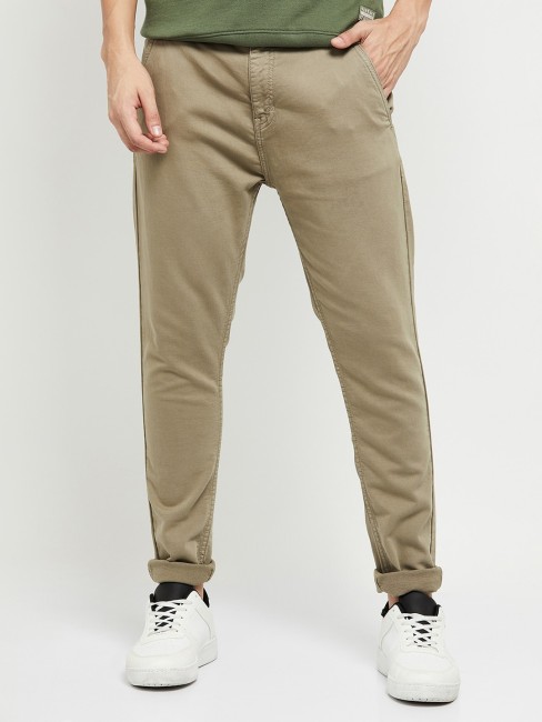 Buy Max Men Men Solid Slim Fit Formal Trousers NOOSNADJNYANAVY38 at  Amazonin