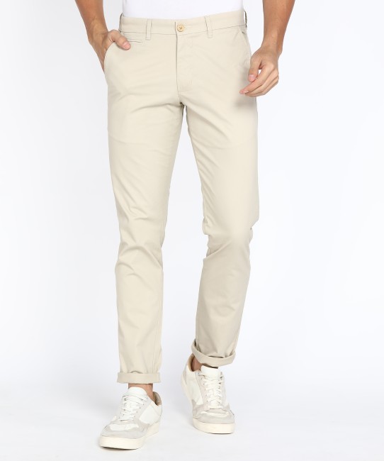 Buy Parx Men Cream Slim Fit Jeans Online at Low Prices in India   Paytmmallcom