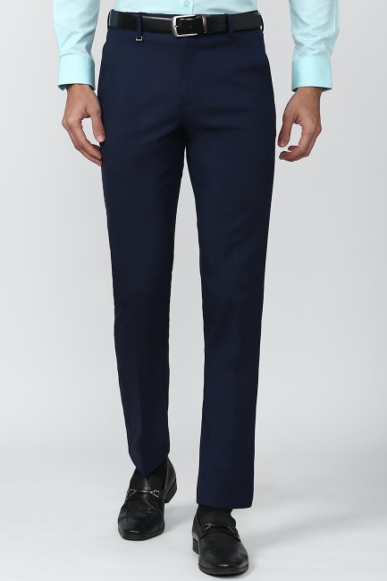 Formal Pants Slim Fit For Men Navy Blue  Office Pant For Men