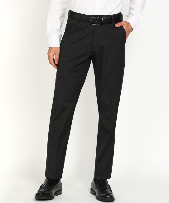 Buy Women Solid Black Poly Cotton Trouser  Global Republic