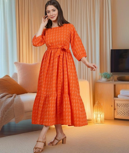 Tiered Midi Dress Buy Tiered Midi Dress online at Best Prices in