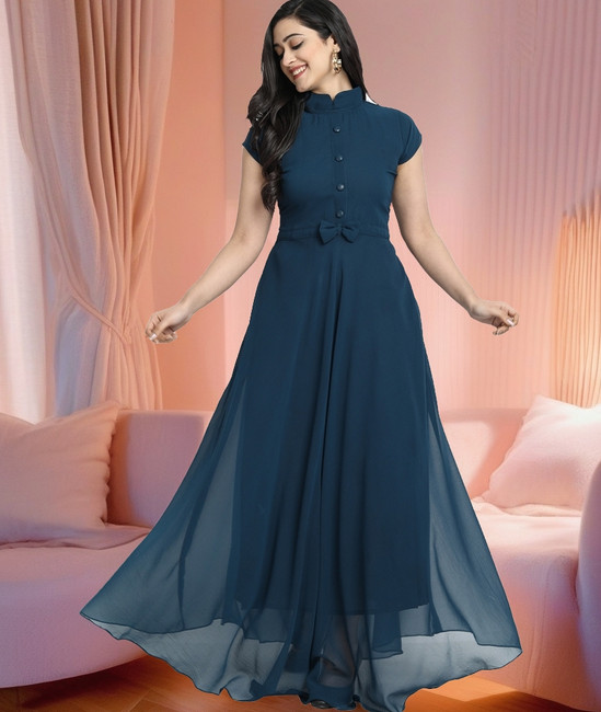 Knee length dresses flipkart online