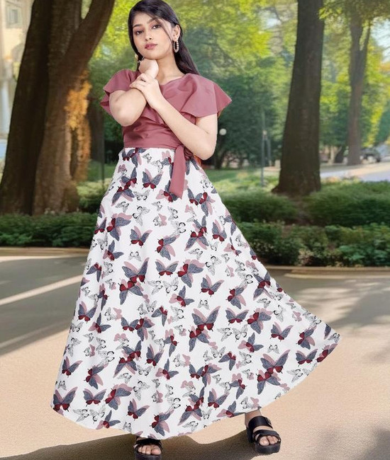 Flipkart online discount shopping long frocks