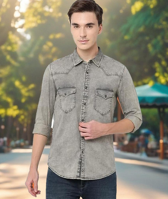 Denim jeans outlet shirt flipkart